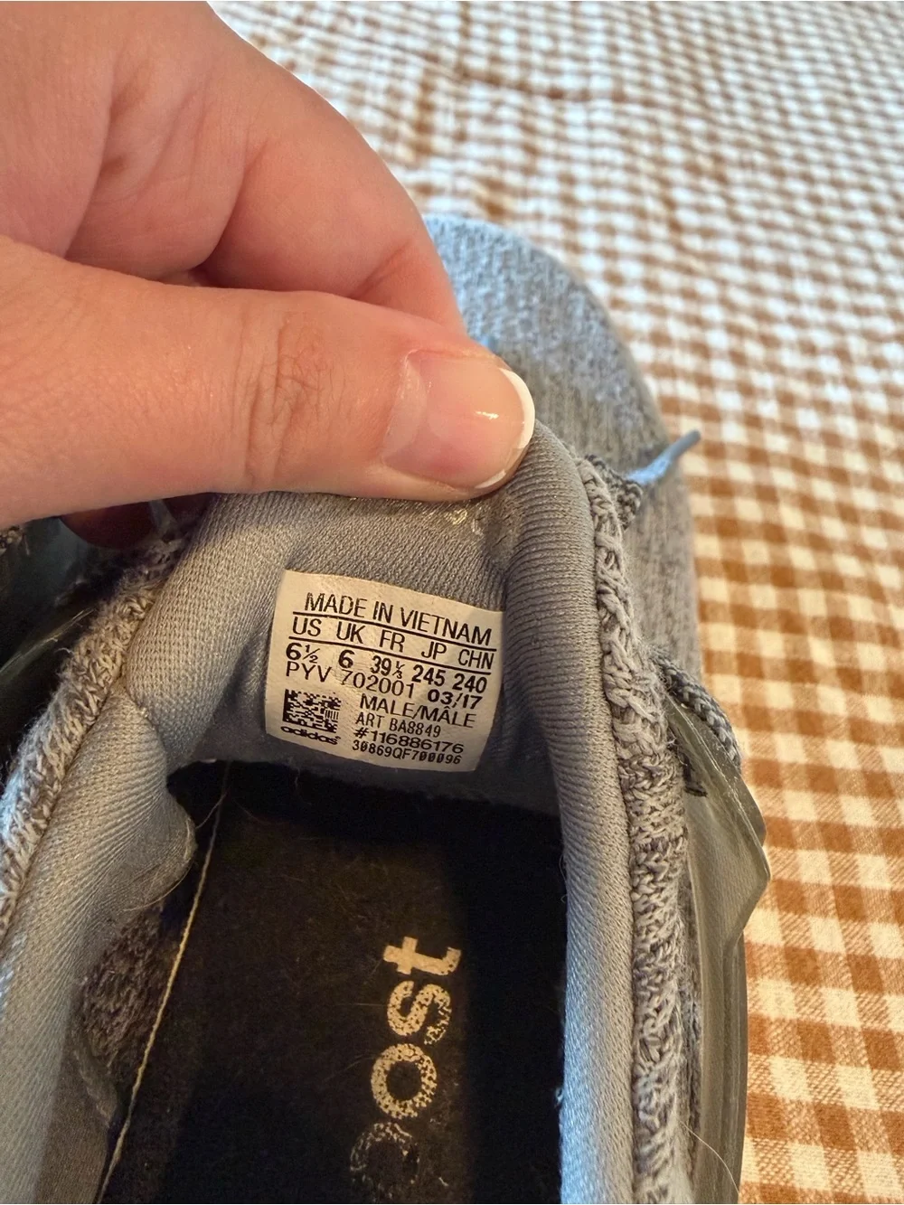 🩶 adidas UltraBoost Gray Running Shoes
